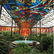 玻璃镶嵌植物园